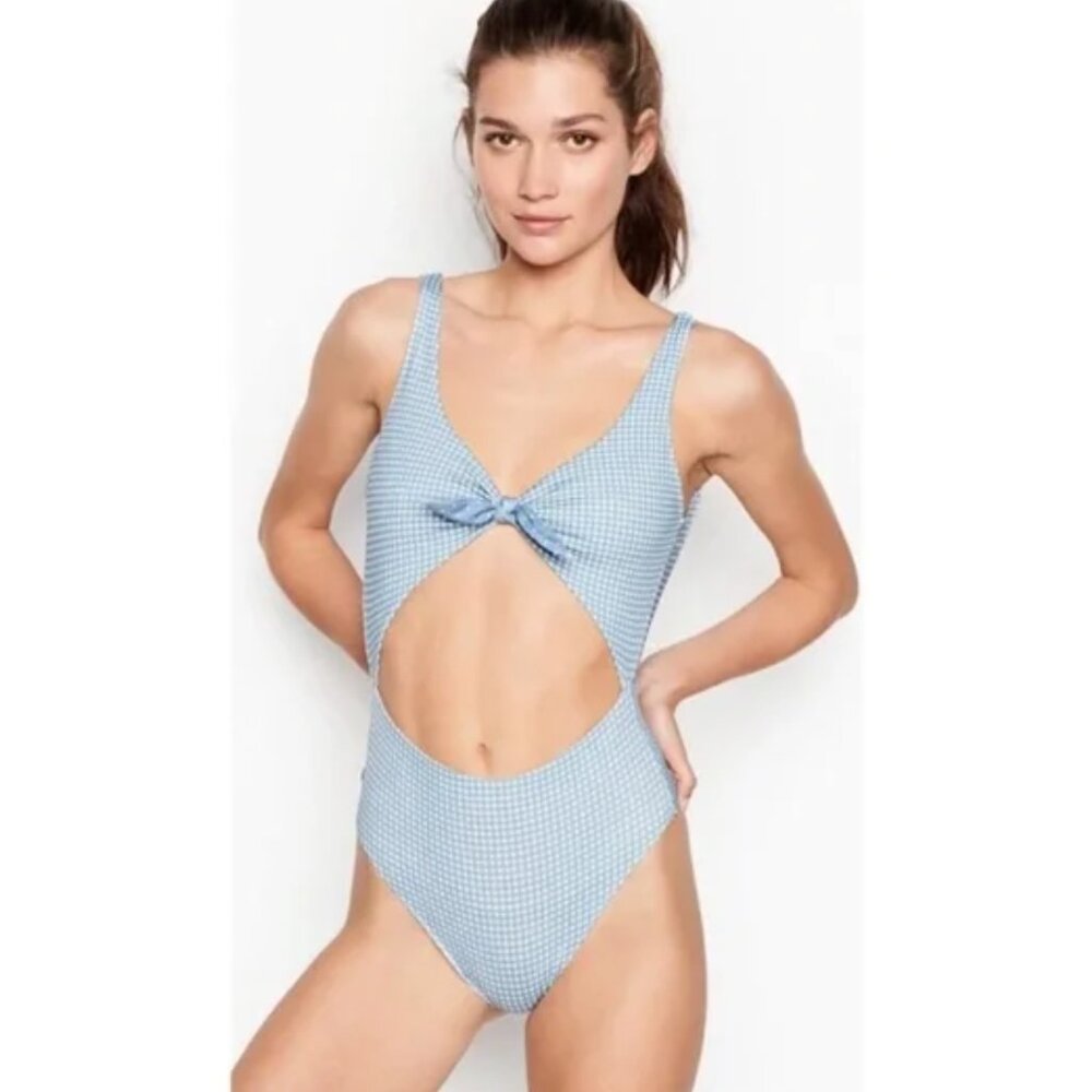 Bananamoon Gingham One Piece Swimsuit